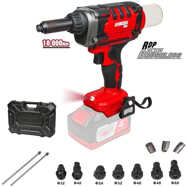 Aкумулаторна нитачка RAIDER RDP-BBRG20, 20V, 10kN, R20