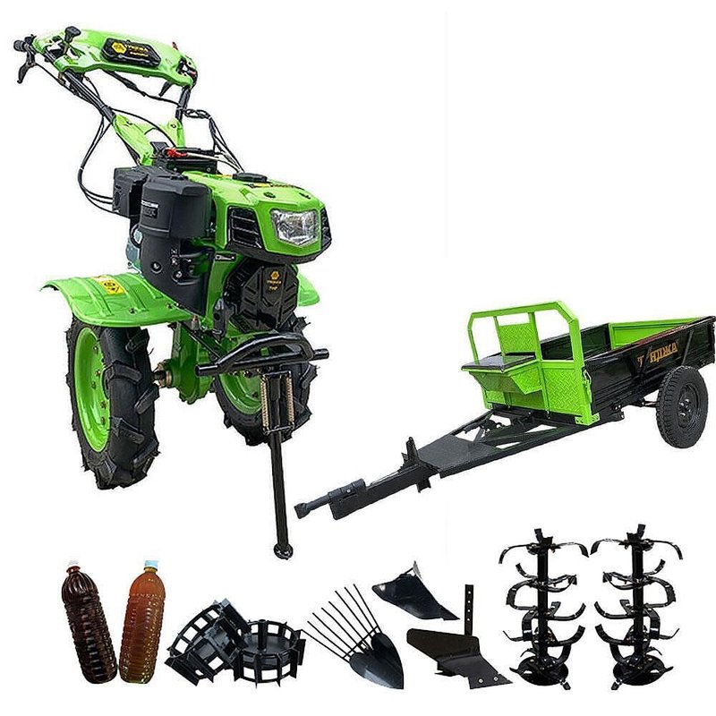 わしづかみ mtd0058 flk020214 Мотофреза ТУНДЖА 8500КЕ 7 к.с. с ремарке 500 кг и инвентар